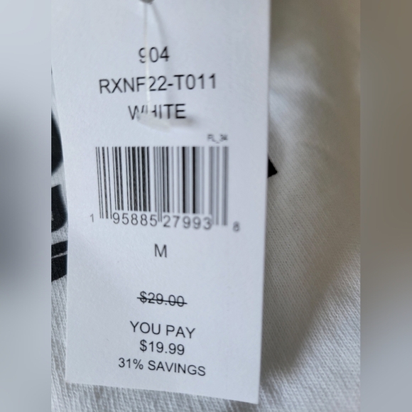 Reason Naruto Shippuden Graphic Tee M NWT White - Picture 8 of 8